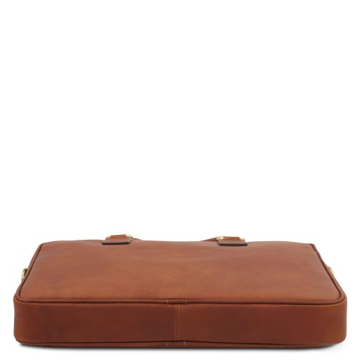 Ferrara - Leather laptop briefcase