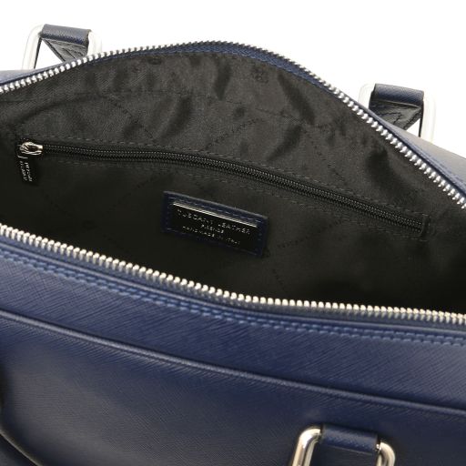 Torino - Saffiano leather laptop briefcase