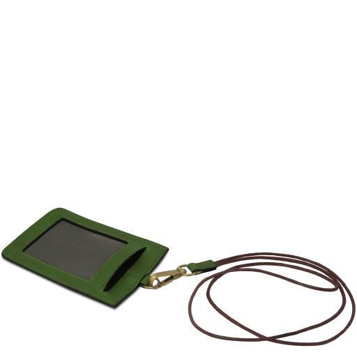 Leather badge holder