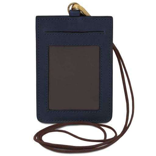 Leather badge holder