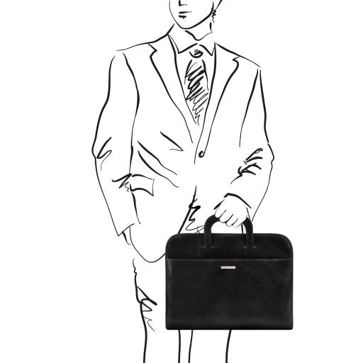 Sorrento - Document Leather briefcase