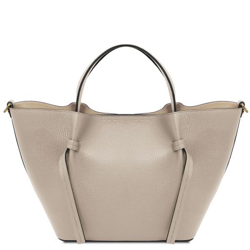Legame - Leather shopping bag - Large size