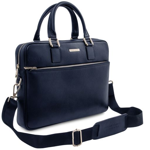 Ferrara - Leather laptop briefcase
