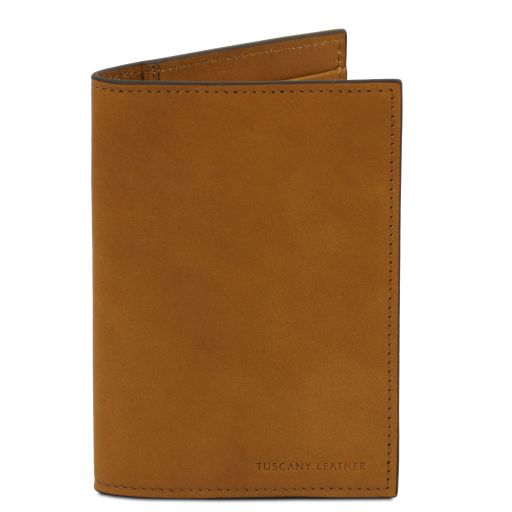 Leather passport cover