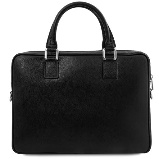 Ferrara - Leather laptop briefcase