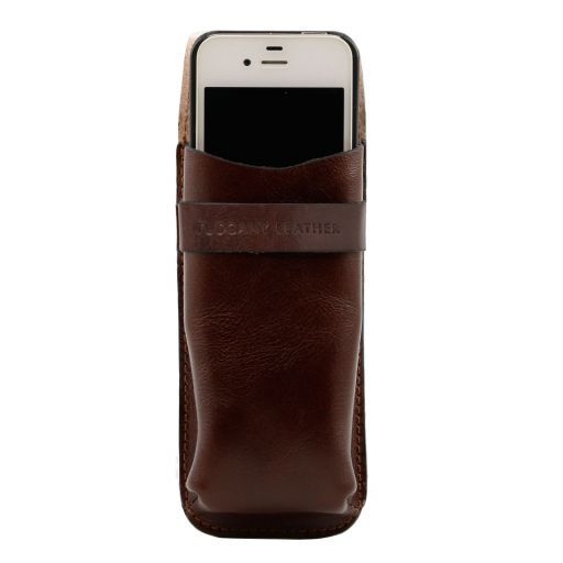 Exclusive leather crossbody case for glasses