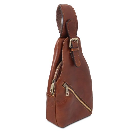 Kevin - Leather crossover bag