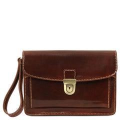 Max - Leather handy wrist bag