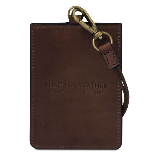 Leather badge holder