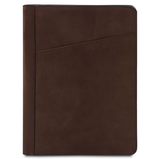Augusto - Leather document case with ring binder