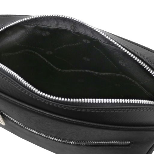 Luke - Saffiano leather crossbody bag for men