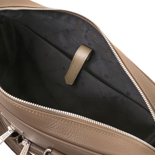 Treviso - Leather laptop briefcase