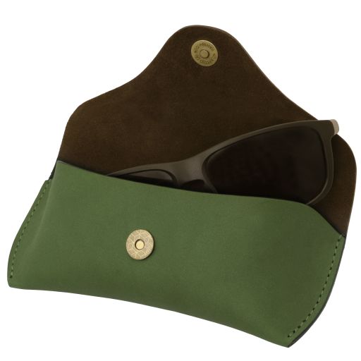 Leather glasses case