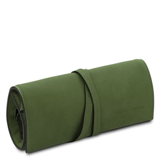 Leather jewellery case