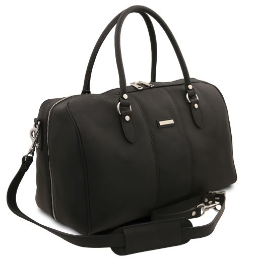 Lisbona - Travel leather duffle bag - Small size