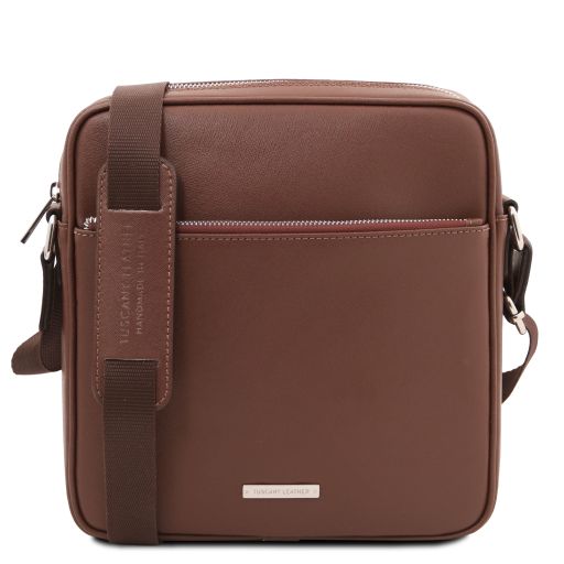 Luke - Saffiano leather crossbody bag for men