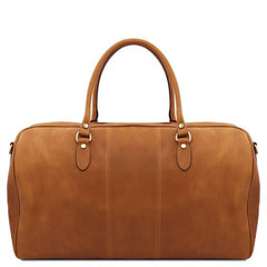Lisbona - Travel leather duffle bag - Large size