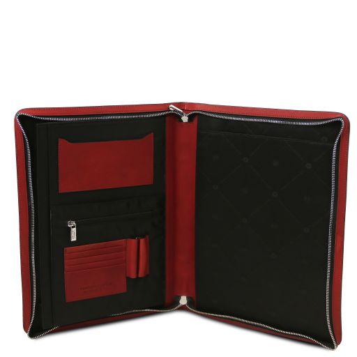 Costantino - Leather document case with handle