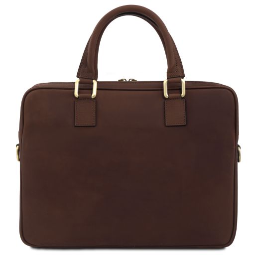 Ferrara - Leather laptop briefcase