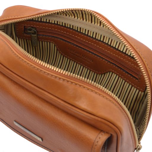 Ivan - Leather handy wrist bag for men