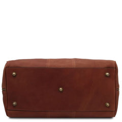 Lisbona - Travel leather duffle bag - Small size
