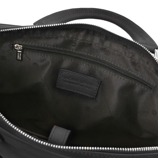 Ferrara - Leather laptop briefcase