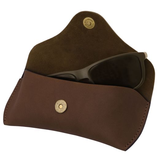 Leather glasses case