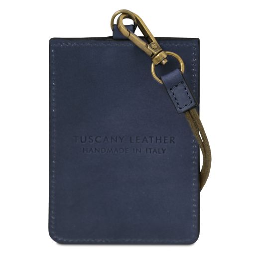 Leather badge holder