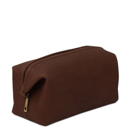 Smarty - Leather toiletry bag - Small size