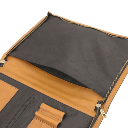 Costantino - Leather document case with handle