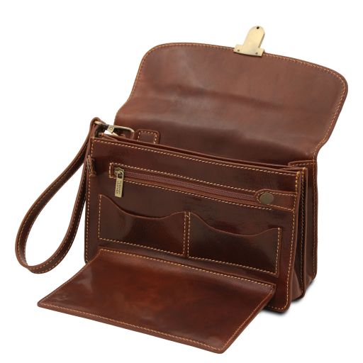 Max - Leather handy wrist bag