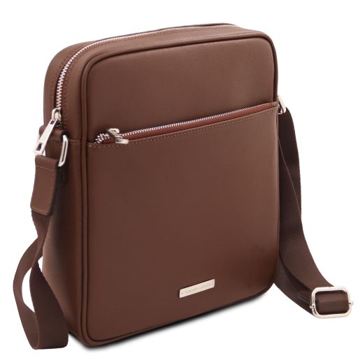 Luke - Saffiano leather crossbody bag for men