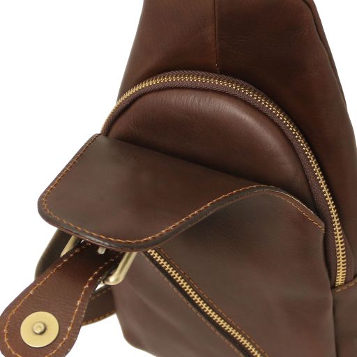 Kevin - Leather crossover bag