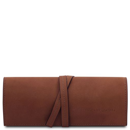 Leather jewellery case
