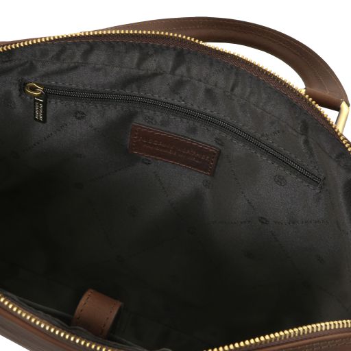 Ferrara - Leather laptop briefcase