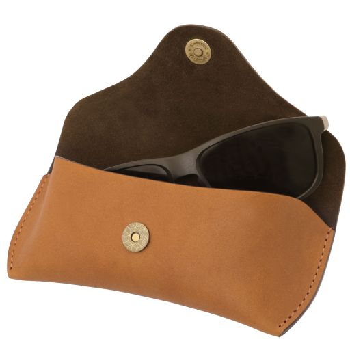 Leather glasses case