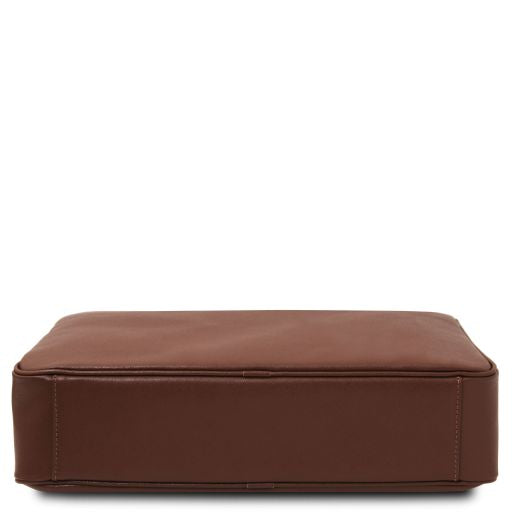 Torino - Saffiano leather laptop briefcase