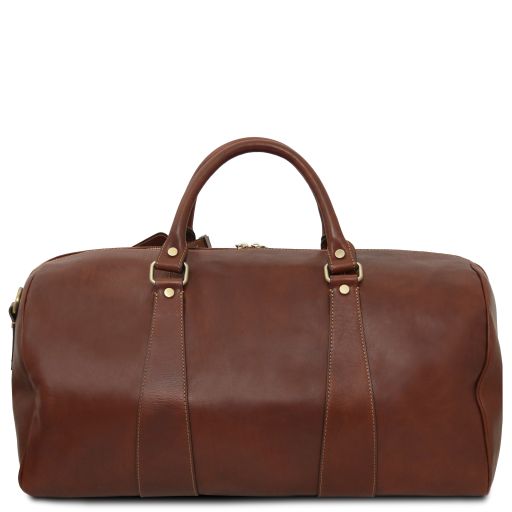 TL Voyager - Travel leather duffle bag - Large size