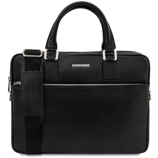 Ferrara - Leather laptop briefcase