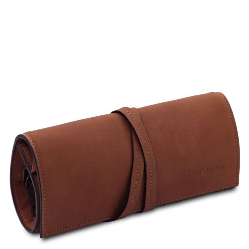 Leather jewellery case