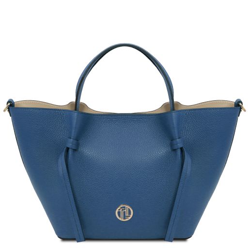Legame - Leather shopping bag - Large size
