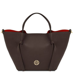 Legame - Leather shopping bag - Large size