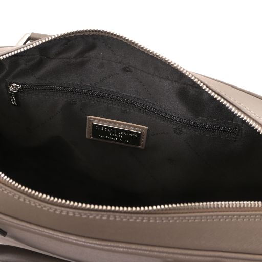 Torino - Saffiano leather laptop briefcase