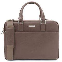 Torino - Saffiano leather laptop briefcase