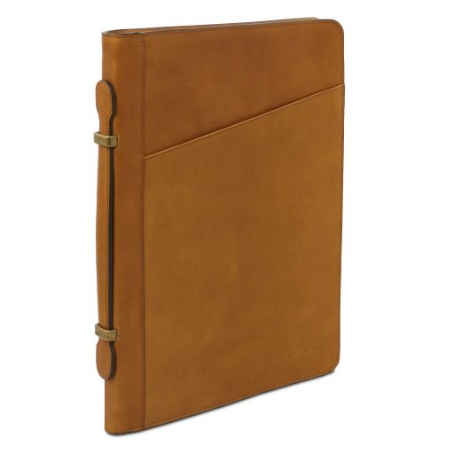 Costantino - Leather document case with handle