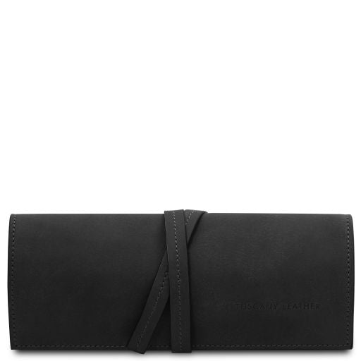 Leather jewellery case
