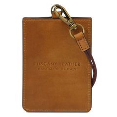Leather badge holder