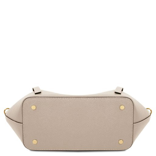 Legame - Leather shopping bag - Large size