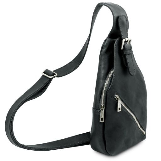 Kevin - Leather crossover bag