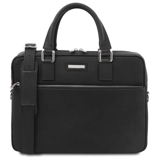 Ferrara - Leather laptop briefcase